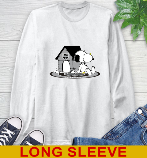 NHL Hockey Los Angeles Kings Snoopy The Peanuts Movie Shirt Long Sleeve T-Shirt