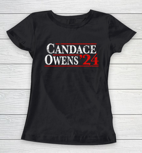 Candace Owens 2024 Vintage Distressed Campaign Election Women's T-Shirt