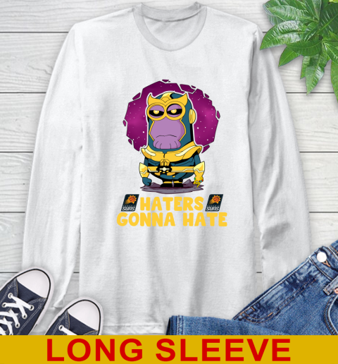 NBA Basketball Phoenix Suns Haters Gonna Hate Thanos Minion Marvel Shirt Long Sleeve T-Shirt