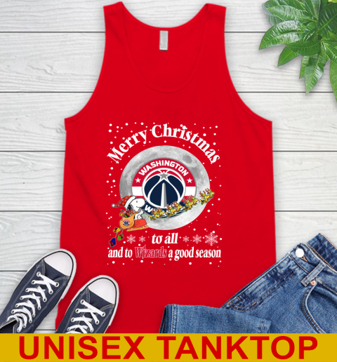 Washington Wizards Merry Christmas To All And To Wizards A Good Season NBA Basketball Sports Tank Top 5