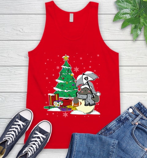 Oakland Raiders NFL Football Cute Tonari No Totoro Christmas Sports Tank Top 5