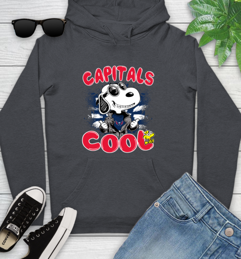 NHL Hockey Washington Capitals Cool Snoopy Shirt Youth Hoodie 8