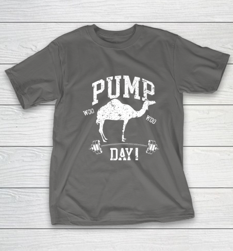 Funny Pump Day Hump Day Camel Weight Lifting Training Gym T-Shirt 8