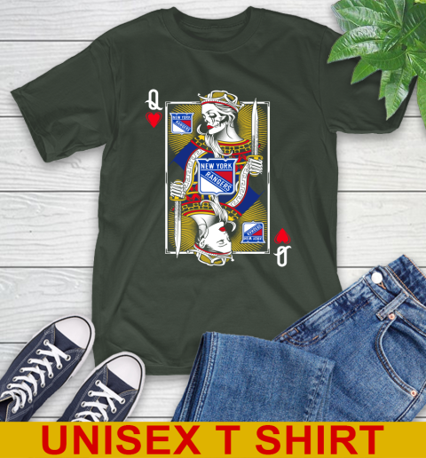 NHL Hockey New York Rangers The Queen Of Hearts Card Shirt T-Shirt 7 NHL Hockey New York Rangers The Queen Of Hearts Card Shirt T-Shirt - Image 7