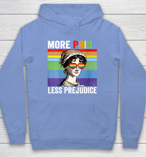 More Pride Less Prejudice Pride Month Funny Hoodie 8