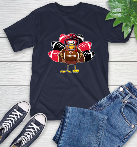 Kansas City Chiefs Turkey Thanksgiving Day T-Shirt 4
