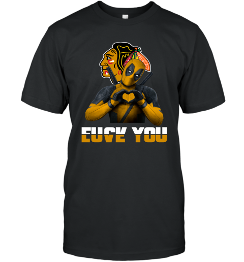 NHL Chicago Blackhawks Deadpool Love You Fuck You Hockey Sports NHL Chicago Blackhawks Deadpool Love You Fuck You Hockey Sports