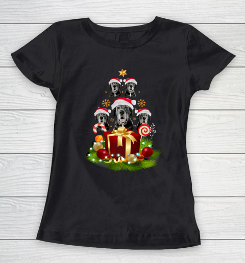 Santa Great Dane Christmas Tree Xmas Gift for Great Dane Women's T-Shirt