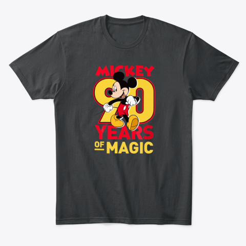 jtfc mickey 90 years of magic disney classic t shirt 2 front black