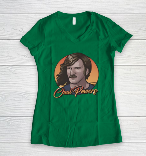 Peyton Manning Chad Powers Women s V Neck T Shirt
