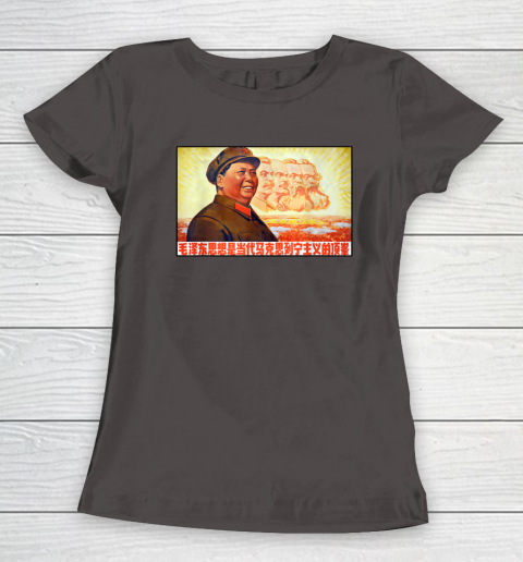 Chairman Mao Zedong and Other Communist Leaders  Propaganda Women's T-Shirt 5