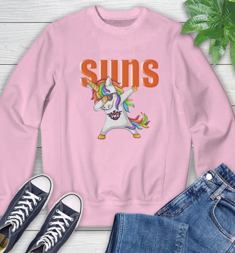 Phoenix Suns NBA Basketball Funny Unicorn Dabbing Sports Sweatshirt 9