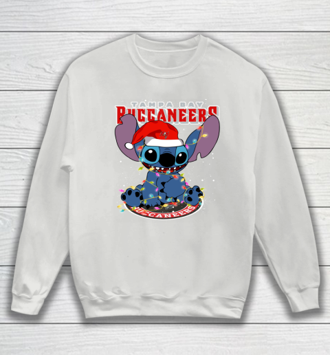 Tampa Bay Buccaneers NFL Football noel stitch Christmas Sweatshirt 3