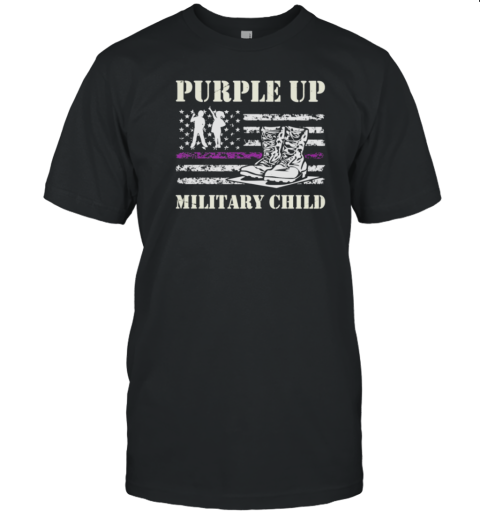 Purple Up Military Child T-Shirt