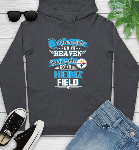 Pittsburgh Steelers NFL Bad Girls Go To Heinz Field Shirt Youth Hoodie 10