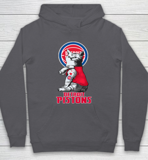 NBA Basketball My Cat Loves Detroit Pistons Hoodie 4