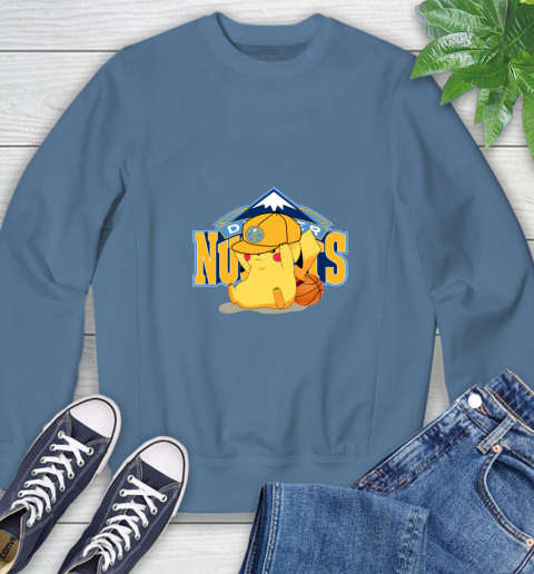 NBA Pikachu Basketball Sports Denver Nuggets Sweatshirt 7