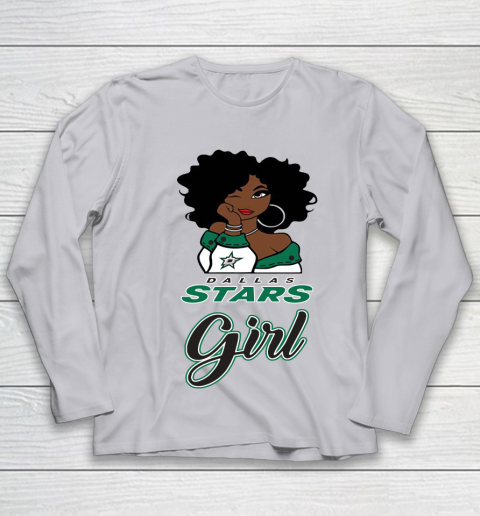 Dallas Stars Girl NHL Youth Long Sleeve 5