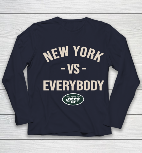 New York Jets Vs Everybody Youth Long Sleeve 2
