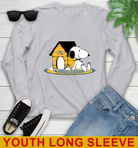 NBA Basketball Denver Nuggets Snoopy The Peanuts Movie Shirt Youth Long Sleeve 6