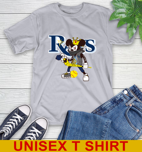 Tampa Bay Rays MLB Baseball Mickey Peace Sign Sports T-Shirt 6