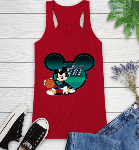 NBA Utah Jazz Mickey Mouse Disney Basketball Racerback Tank 6