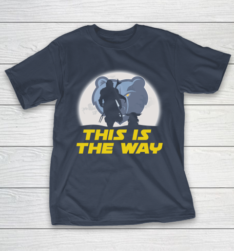 Memphis Grizzlies NBA Basketball Star Wars Yoda And Mandalorian This Is The Way T-Shirt 3