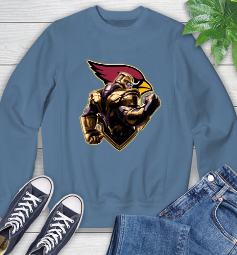 NFL Thanos Avengers Endgame Football Sports Arizona Cardinals Sweatshirt 7