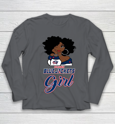 Columbus Blue Jackets Girl NHL Youth Long Sleeve 8