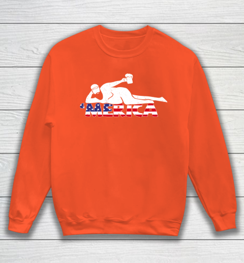 Beer Lover Funny Shirt Mens 4th Of July Merica Fat Party Funny Drinking Adult Joke Sweatshirt 3