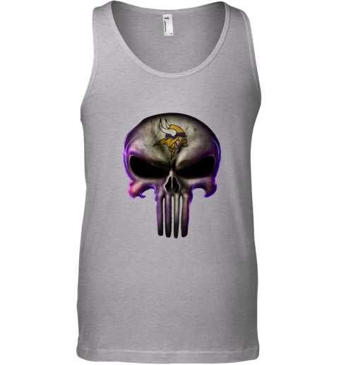 Minnesota Vikings The Punisher Mashup Football Tank Top 