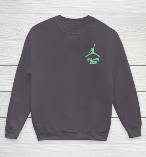Travis Scott Jordan Cactus Jack Highest Olive Front And Back Youth Sweatshirt 5