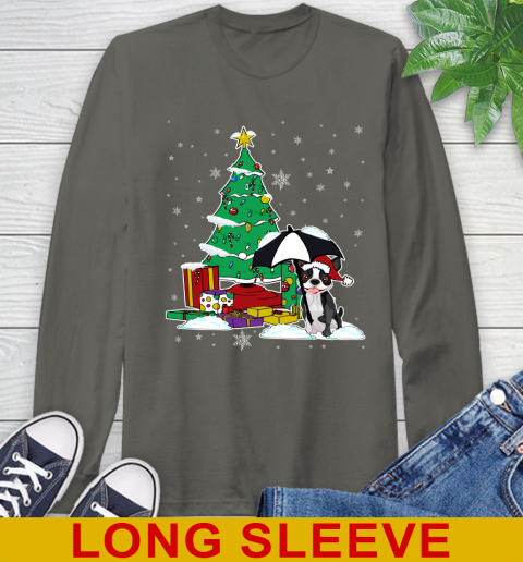 Boston Terrier Christmas Dog Lovers Shirts 205