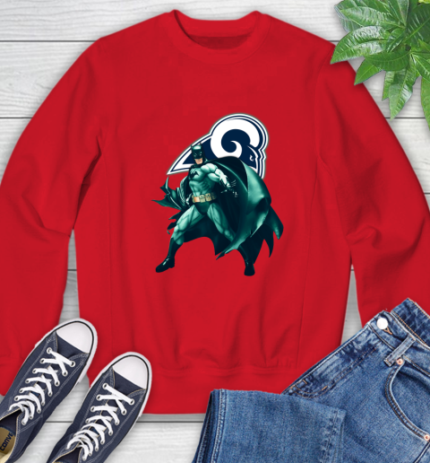 NFL Batman Football Sports Los Angeles Rams Sweatshirt 10