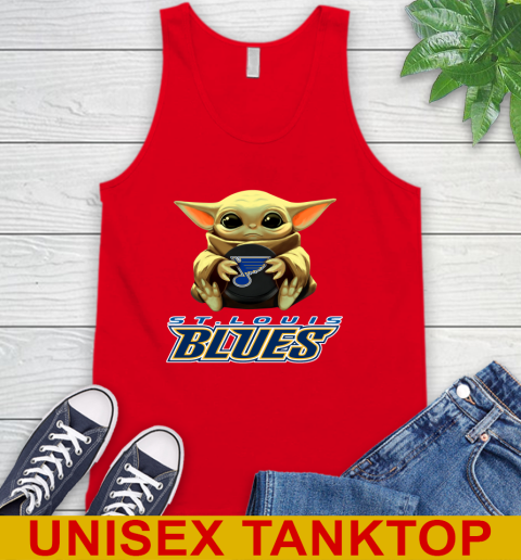 NHL Hockey St.Louis Blues Star Wars Baby Yoda Shirt 75