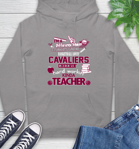 Cleveland Cavaliers NBA I'm A Difference Making Student Caring Basketball Loving Kinda Teacher Hoodie 6