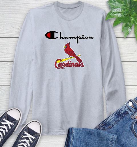 MLB Baseball St.Louis Cardinals Champion Shirt Long Sleeve T-Shirt 4