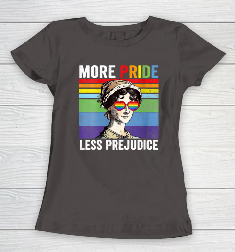 More Pride Less Prejudice Pride Month Funny Women's T-Shirt 5