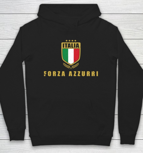 Forza Azzurri football shirt Italy Italia team championship Hoodie