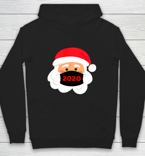 Santa Wearing Mask Quarantine Christmas 2020 Hoodie