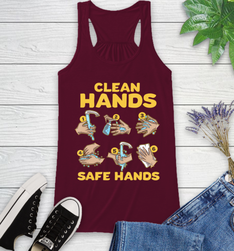 Nurse Shirt Washing Clean Hands Safe Hand Hygiene Wash Save T Shirt Racerback Tank 2