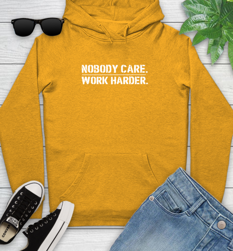 Lamar Jackson Nobody Cares Work Harder Youth Hoodie 2