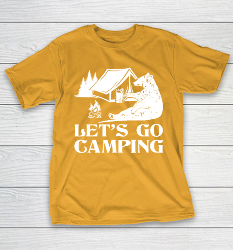 Let's go Camping Bear T-Shirt 2