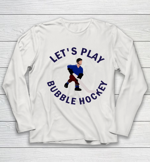 Bubble Hockey Let's Play Youth Long Sleeve - Image 9