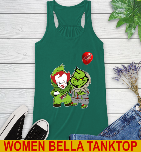 Arizona Coyotes Baby Pennywise Grinch Christmas NHL Hockey Racerback Tank 7