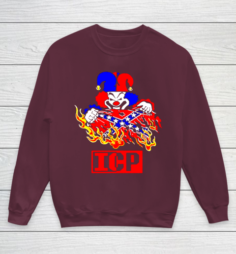 Fuck your rebel flag Youth Sweatshirt 4