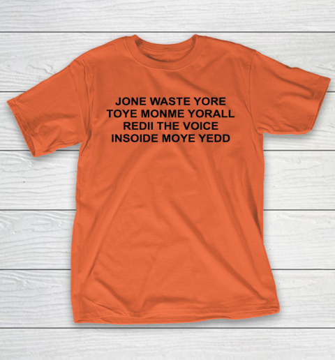 Jone Waste Yore Funny I Miss You Blink 182 T-Shirt 3