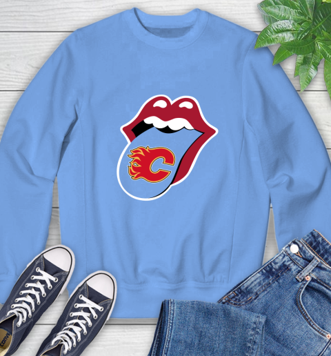Calgary Flames NHL Hockey Lips I Root For My Team Adoring Fan 35