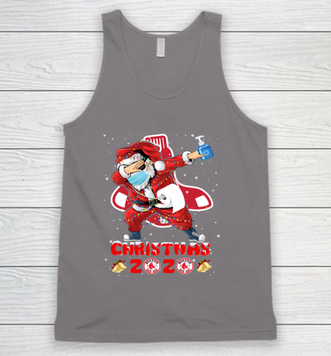 Boston Red Sox Funny Santa Claus Dabbing Christmas 2020 MLB Tank Top 6