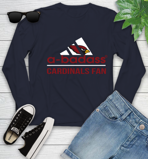 Arizona Cardinals NFL Football A Badass Adidas Adoring Fan Sports Youth Long Sleeve 2